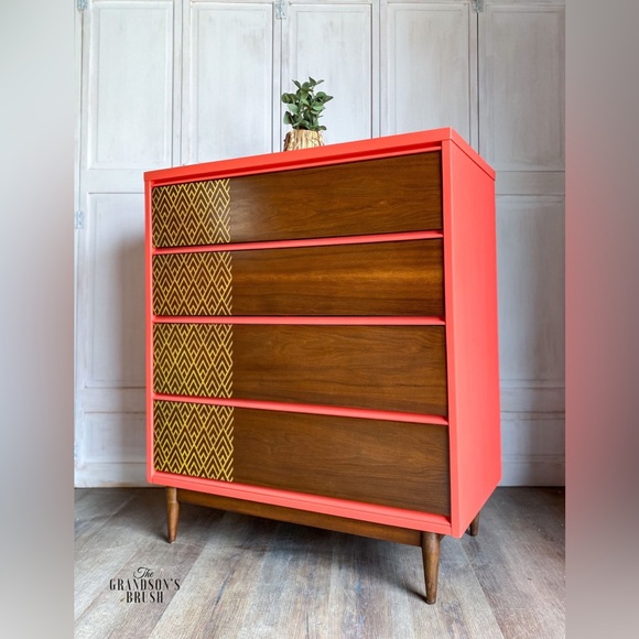 Redesign with Prima Decor Transfer ~ GEO DIAMOND ~ 24” x 35” - Picture 3 of 6